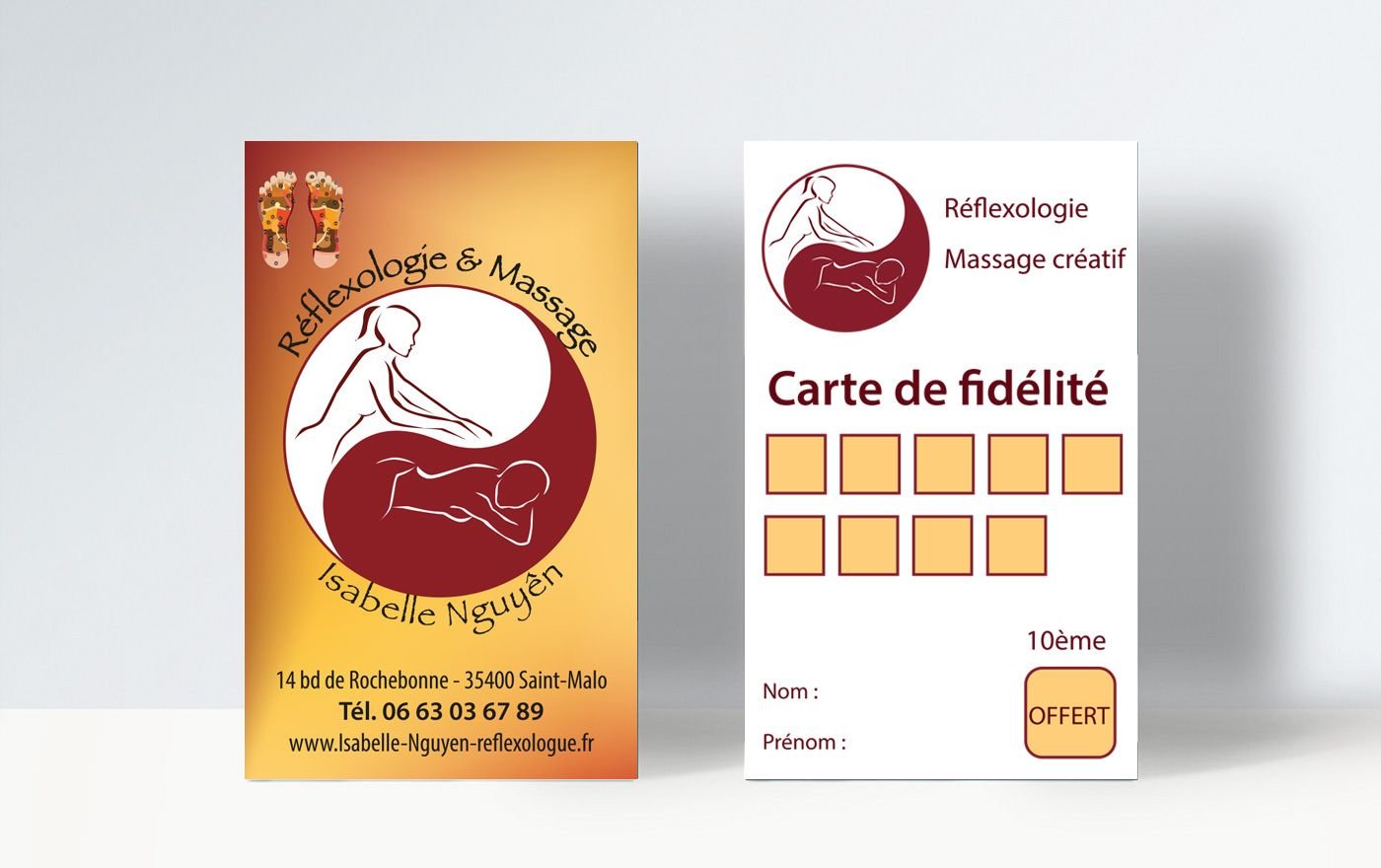 carte de visites et fidélité